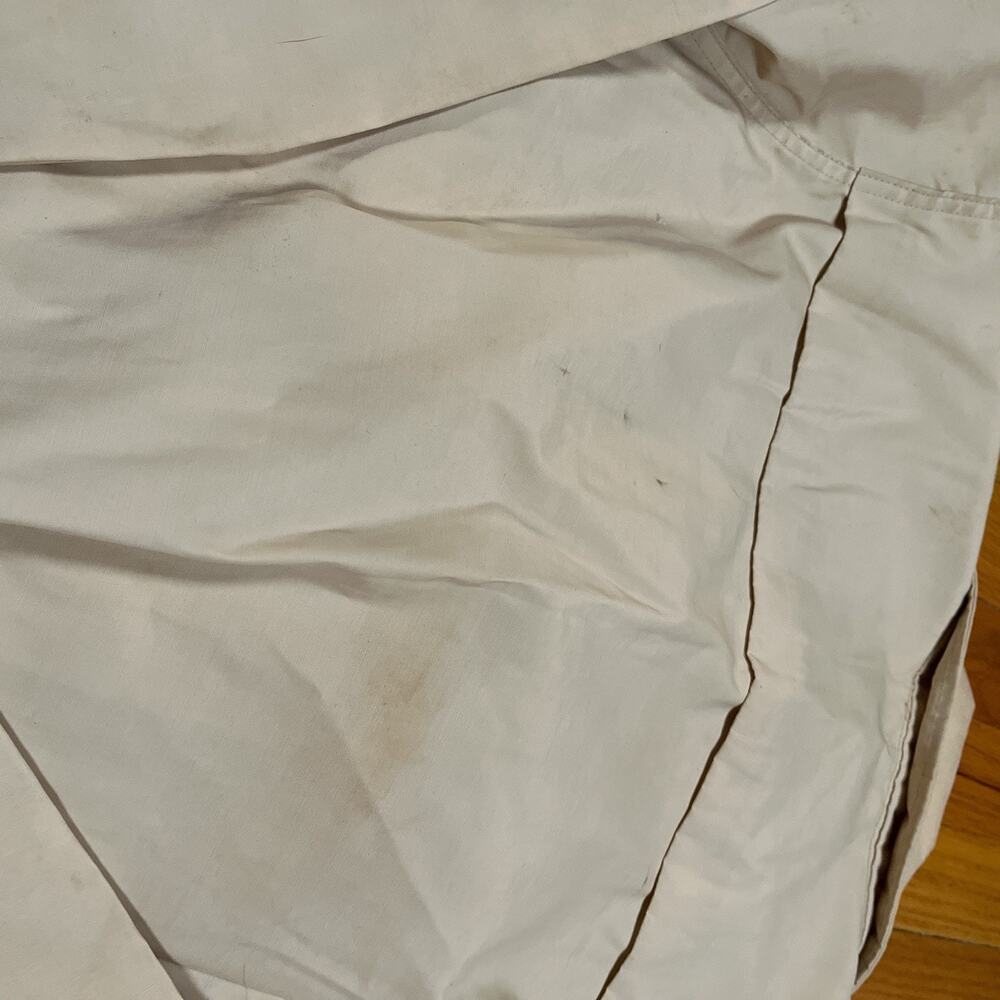 Vintage McGregor Jacket 44 Beige Drizzler Full Zip USA Talon Stains - Picture 11 of 11